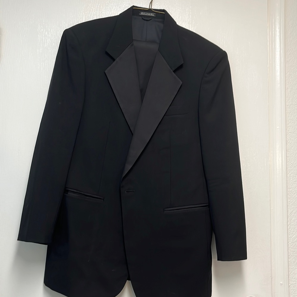 Mens black suit